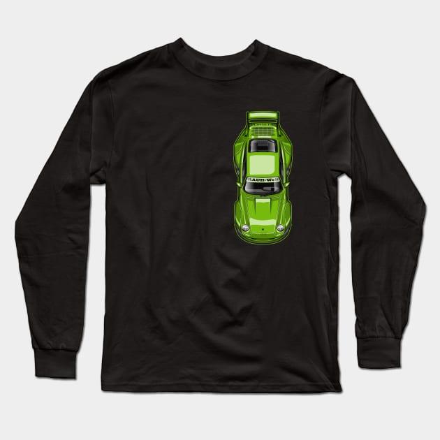 RWB 993 Solid Color Lime Long Sleeve T-Shirt by Jiooji Project